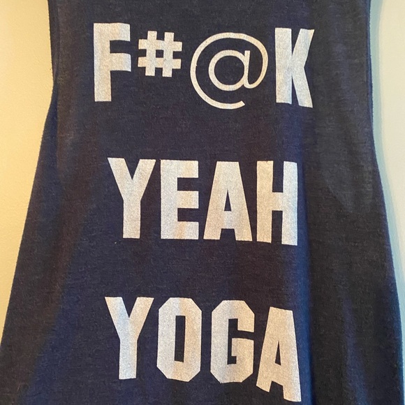 “F#@K YEAH YOGA” Muscle Tank - Picture 2 of 3